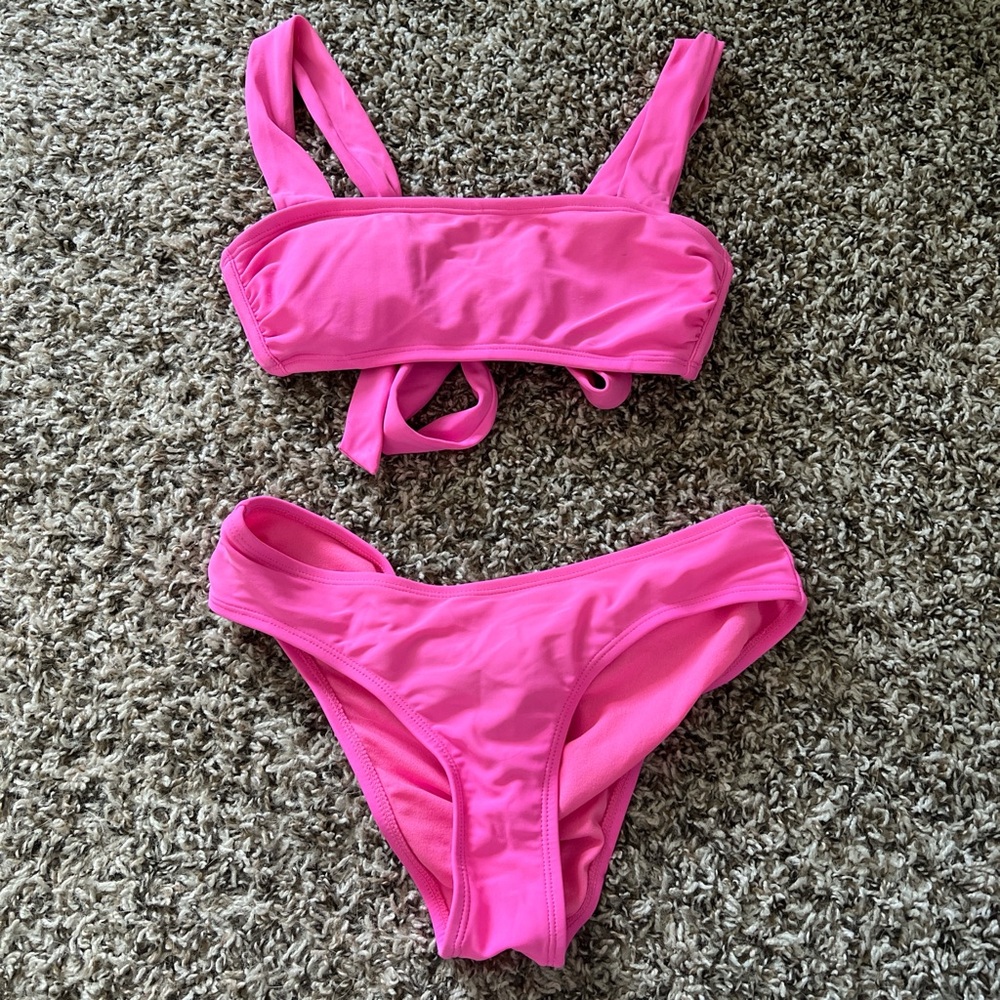 Pink bikini